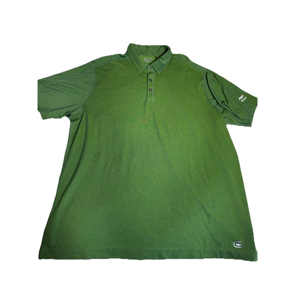 Ogio Polo Men’s 2XL Green Cotton Polyester